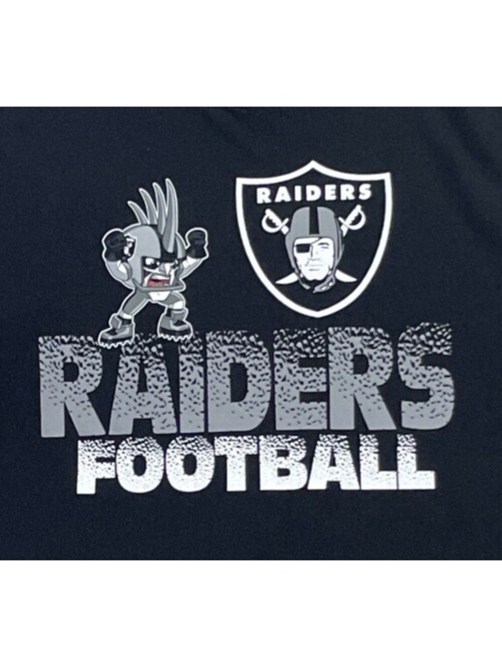 NFL Las Vegas Raiders Team Apparel Mascot Style Tee Youth XXL - Excellent Condit